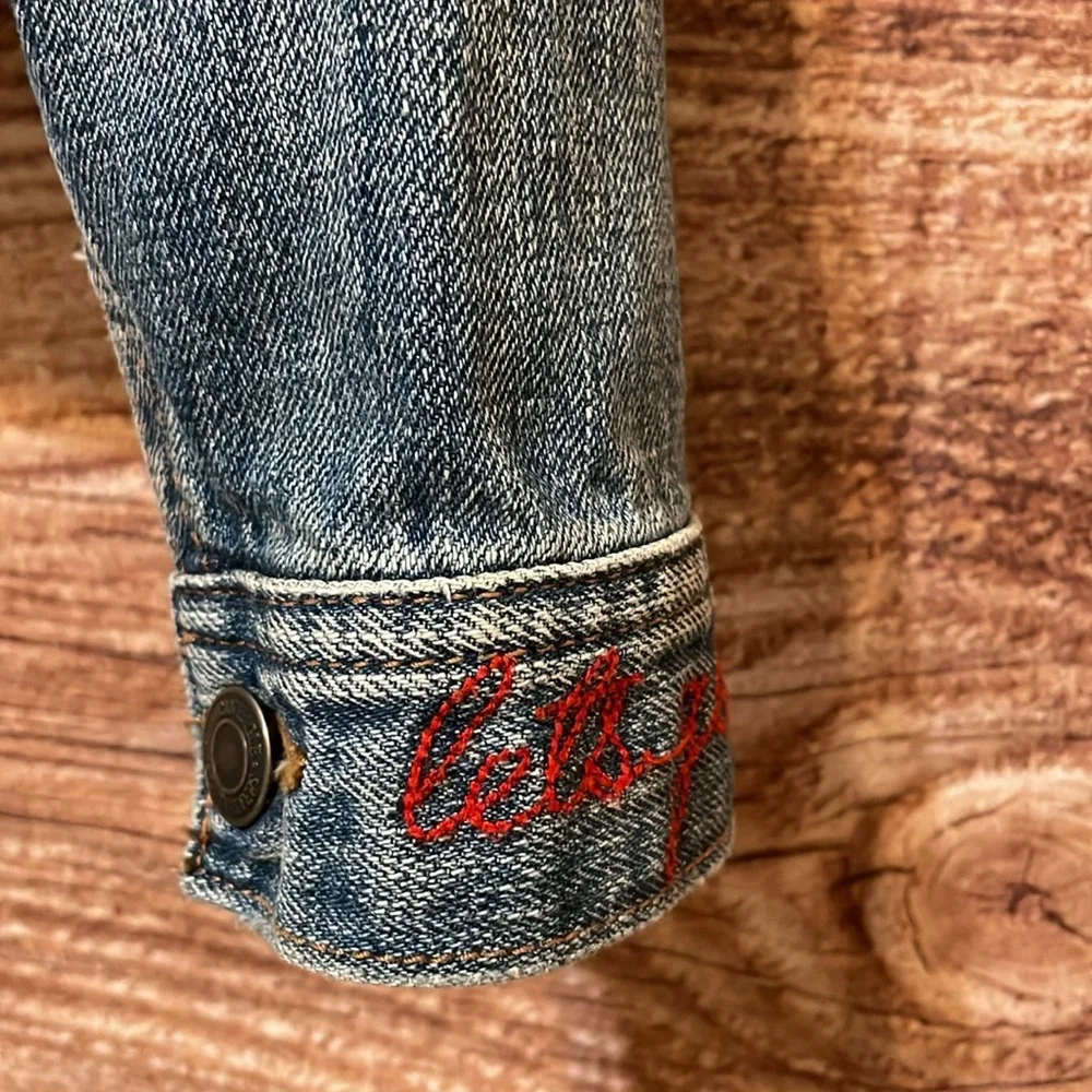 American Eagle jean jacket ‘just for fun’ - Picture 8 of 8